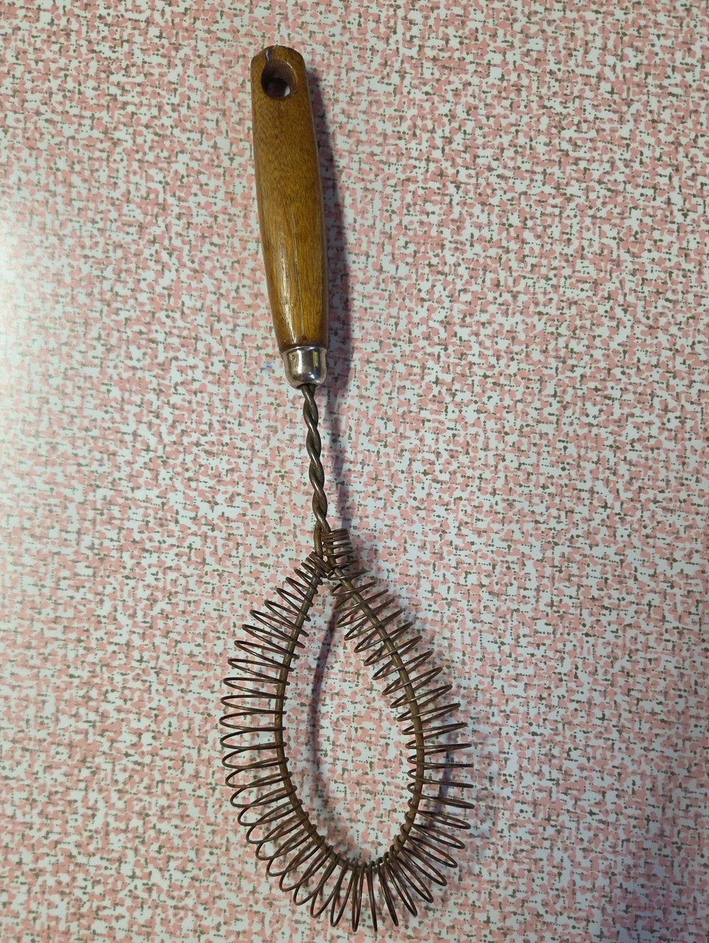 Kitchen Utensil Lot 3pc Mouli France Cheese Grater Masher Spring Whisk Wood Hand